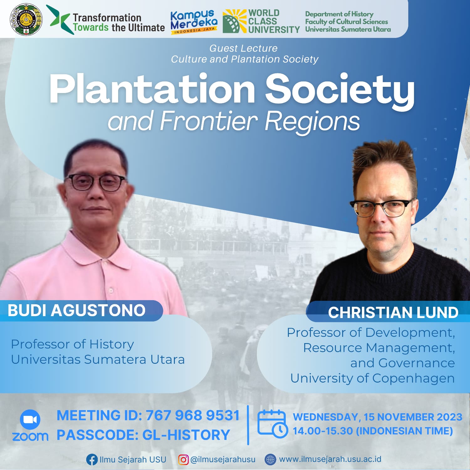 Guest Lecture Culture and Plantation